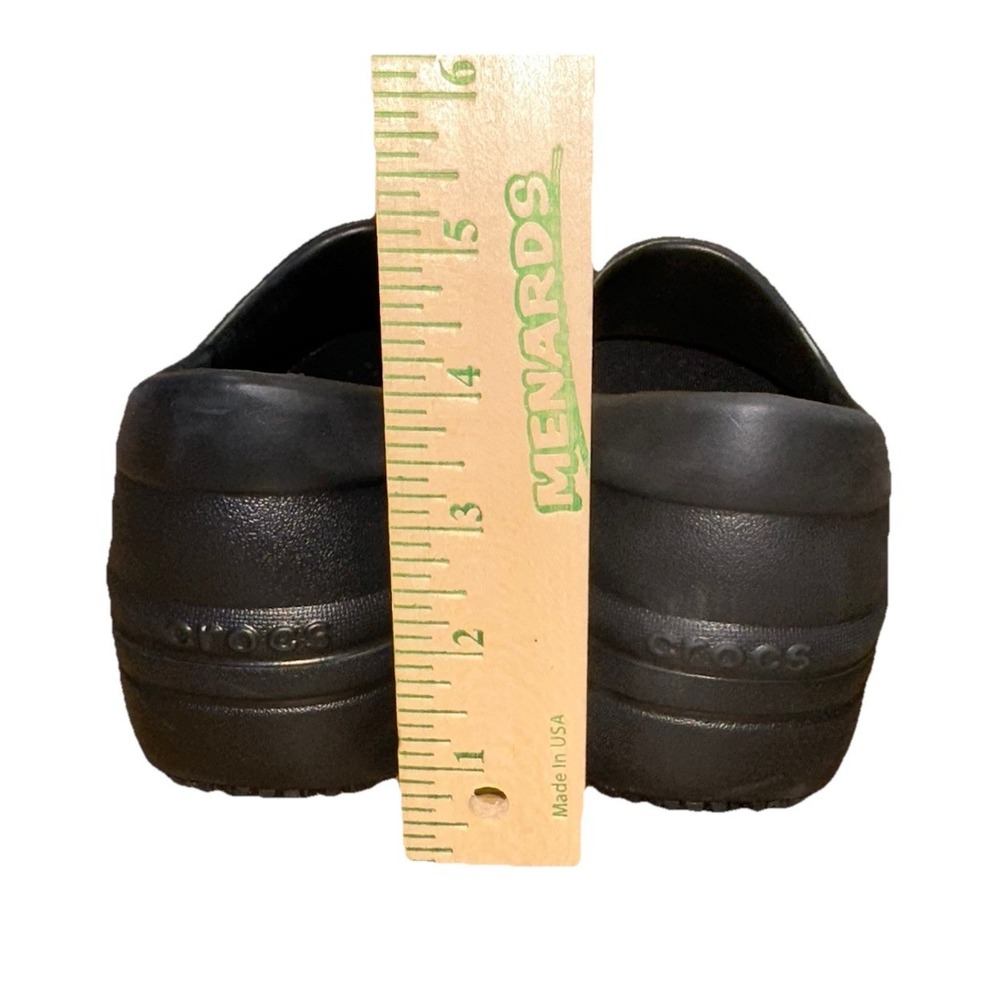 NWOT Crocs Neria Pro II Dual Comfort Black Work Clogs Slip Resistant Women 7 $50 - Picture 5 of 12